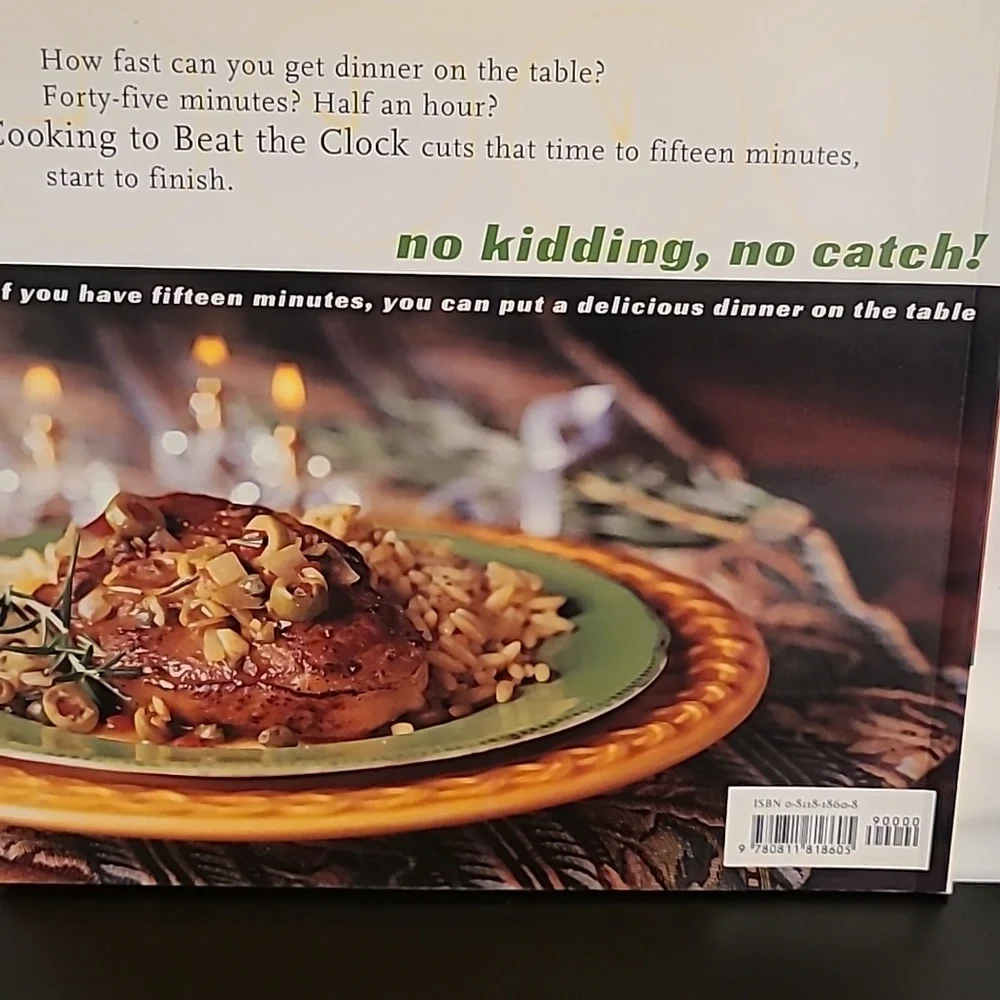 Cooking to beat the clock.